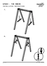 Preview for 8 page of Garden play THE ROBIN Manual