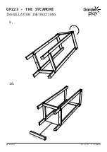 Предварительный просмотр 10 страницы Garden play THE SYCAMORE GP223 Manual