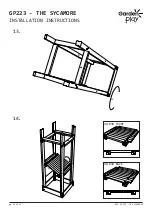 Предварительный просмотр 12 страницы Garden play THE SYCAMORE GP223 Manual