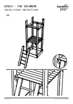 Предварительный просмотр 14 страницы Garden play THE SYCAMORE GP223 Manual