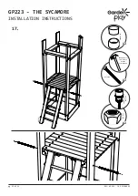 Предварительный просмотр 15 страницы Garden play THE SYCAMORE GP223 Manual