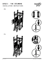 Предварительный просмотр 17 страницы Garden play THE SYCAMORE GP223 Manual