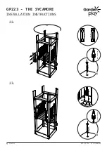 Предварительный просмотр 18 страницы Garden play THE SYCAMORE GP223 Manual