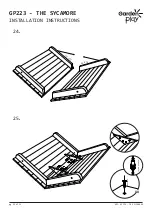 Предварительный просмотр 19 страницы Garden play THE SYCAMORE GP223 Manual