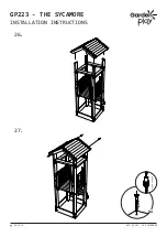 Предварительный просмотр 20 страницы Garden play THE SYCAMORE GP223 Manual