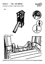 Предварительный просмотр 22 страницы Garden play THE SYCAMORE GP223 Manual