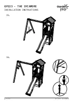 Предварительный просмотр 27 страницы Garden play THE SYCAMORE GP223 Manual