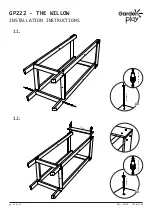 Предварительный просмотр 11 страницы Garden play The Willow GP222 Installation Instructions Manual