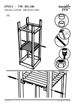 Предварительный просмотр 13 страницы Garden play The Willow GP222 Installation Instructions Manual