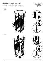 Предварительный просмотр 18 страницы Garden play The Willow GP222 Installation Instructions Manual