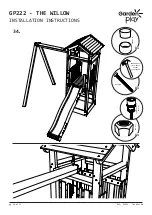 Предварительный просмотр 26 страницы Garden play The Willow GP222 Installation Instructions Manual