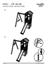 Предварительный просмотр 27 страницы Garden play The Willow GP222 Installation Instructions Manual