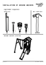Предварительный просмотр 30 страницы Garden play The Willow GP222 Installation Instructions Manual