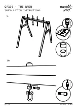 Preview for 9 page of Garden play The Wren GP105 Installation Instructions Manual