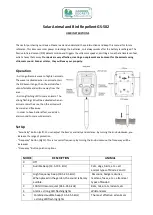 Предварительный просмотр 1 страницы GARDEN SECRETS GS-502 User Instructions