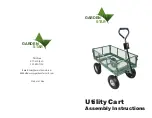 Предварительный просмотр 1 страницы Garden Star Utility Cart Assembly Instructions Manual