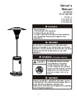 Garden Sun Heater ZCV-2650 SS Owner'S Manual preview