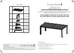 Предварительный просмотр 1 страницы Garden Trading Ashby Assembly Instructions