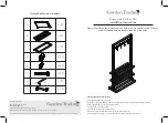 Preview for 1 page of Garden Trading Boscombe Clothes Rail Installation Instructions