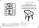 Предварительный просмотр 1 страницы Garden Trading Colwell Dining Chair Assembly Instructions