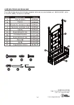 Preview for 12 page of Garden Treasures 0037952 Manual