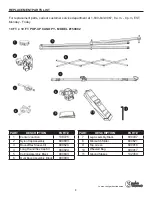 Предварительный просмотр 8 страницы Garden Treasures 0493709 Manual