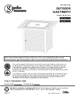 Preview for 1 page of Garden Treasures GAD1435L Instructions Manual