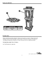 Preview for 5 page of Garden Treasures OFG133T1 Manual