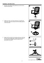 Preview for 3 page of Garden Treasures Swiwel rocker Assembly Instruction