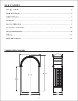 Предварительный просмотр 2 страницы Garden Treasures VA68098 Manual