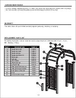 Предварительный просмотр 12 страницы Garden Treasures VA68098 Manual