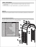 Предварительный просмотр 38 страницы Garden Treasures VA68098 Manual