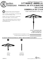 Garden Treasures YJAUC-165L Assembly Instructions preview