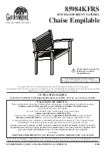 Preview for 7 page of Garden Wood Furniture 85984KFRS Assembly Instructions Manual