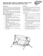 Garden4you SWING MELODY 27651 Assembly Instruction предпросмотр