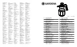 Gardena 1,25 l Operating Instructions предпросмотр