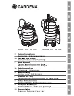 Gardena 10000 SL Inox Operating Instructions Manual preview