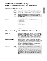 Preview for 2 page of Gardena 11000 SL automatic Operating Instructions Manual