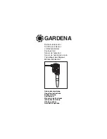 Предварительный просмотр 1 страницы Gardena 1187 Operating Instructions Manual