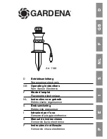 Gardena 1189 Operating Instructions Manual preview