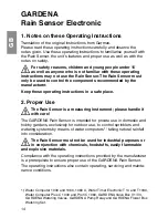 Preview for 6 page of Gardena 1189 Operating Instructions Manual