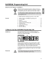 Preview for 2 page of Gardena 1242 Operating Instructions Manual