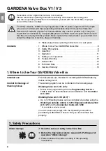 Preview for 2 page of Gardena 1254 Operating Instructions Manual