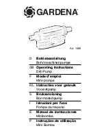 Gardena 1490 Operating Instructions Manual preview