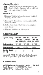 Preview for 6 page of Gardena 14902 Operator'S Manual