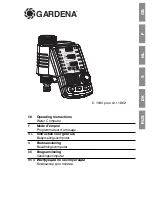 Предварительный просмотр 1 страницы Gardena 1862 Operating Instructions Manual