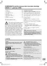 Предварительный просмотр 167 страницы Gardena 20000DIRT Operator'S Manual