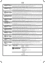 Preview for 149 page of Gardena 3800 Silent Operator'S Manual