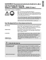 Preview for 3 page of Gardena 4000/4 i Operating Instructions Manual