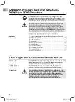 Preview for 12 page of Gardena 4000/5 eco Operating Instructions Manual